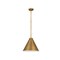 Z-Lite Eaton 1 Light Pendant, Rubbed Brass & Rubbed Brass 6011P18-RB - alternate 2